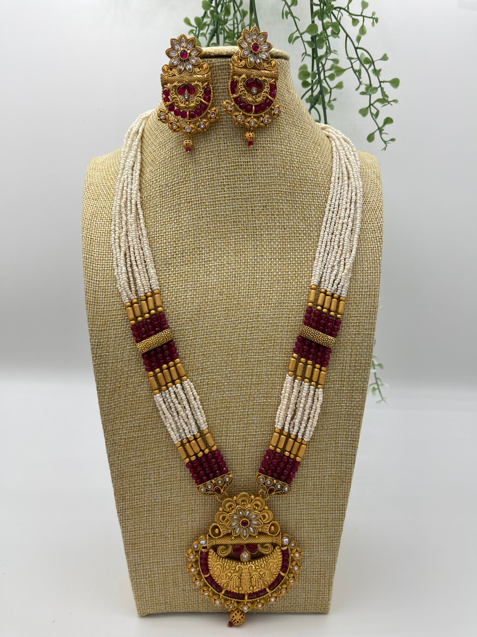 Nila Long Necklace | Necklace by Adornly Designs