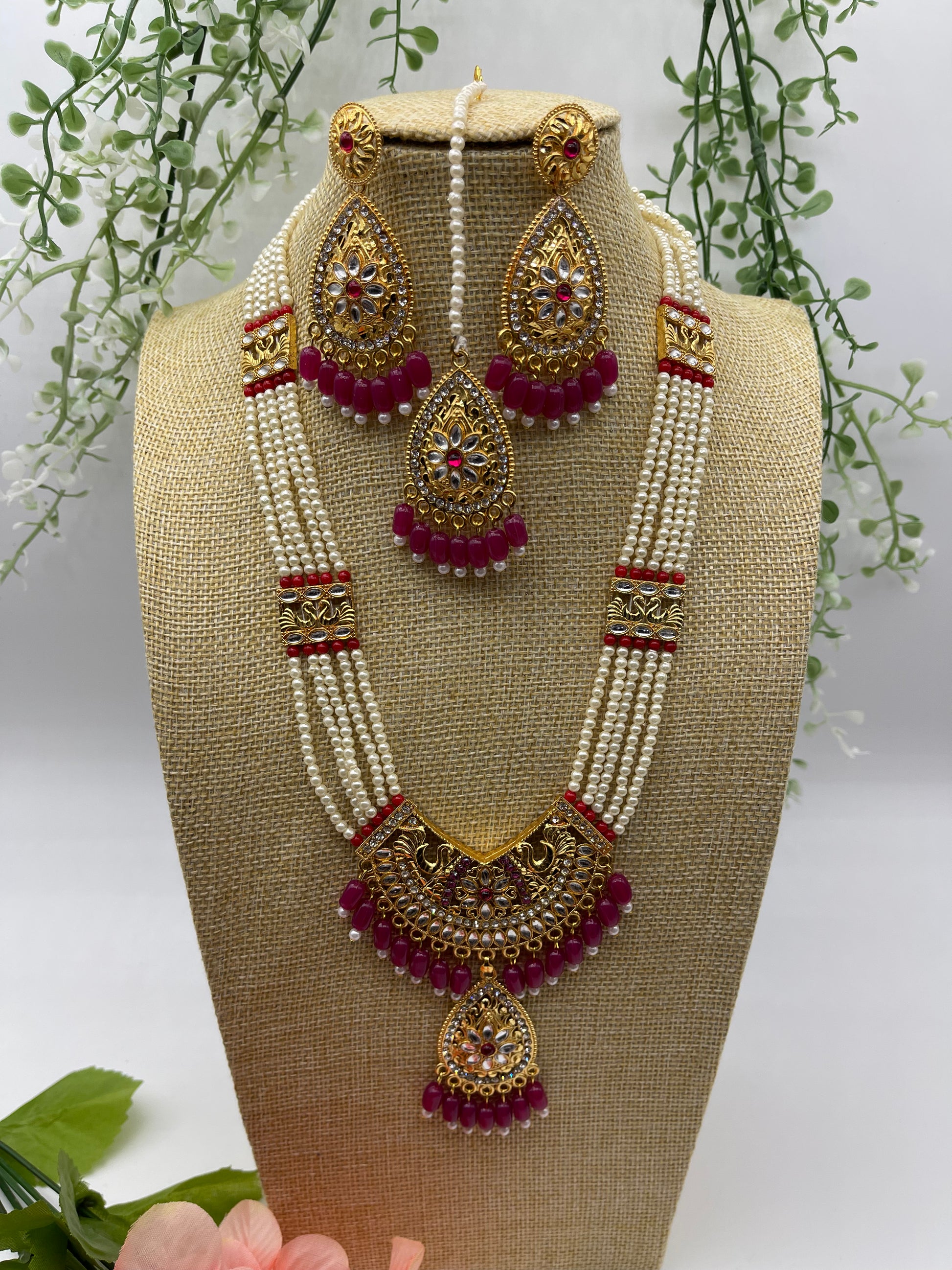 Mrignayani Necklace | Necklace by Adornly Designs